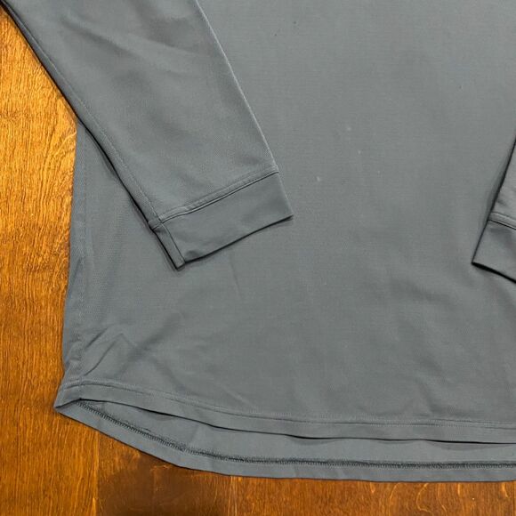 Nike Athletic Vintage Y2K Dark Gray L/S Polyester Top Running Men's Size XXL - Picture 3 of 7